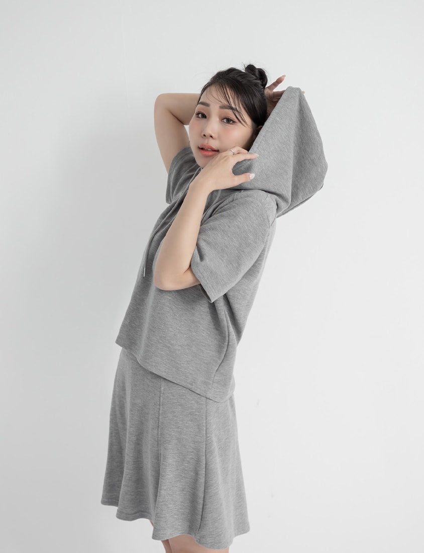 Skin-friendly Sand-Washed Cloud Cotton Plus Size Lounge Set