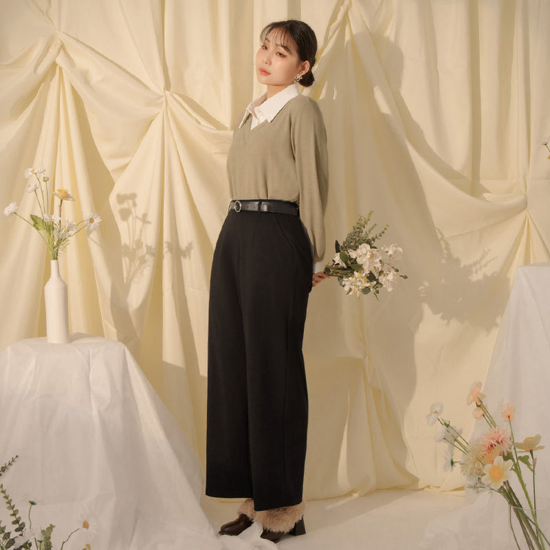 MISS. Stretchy Long Leg Trousers (Short)