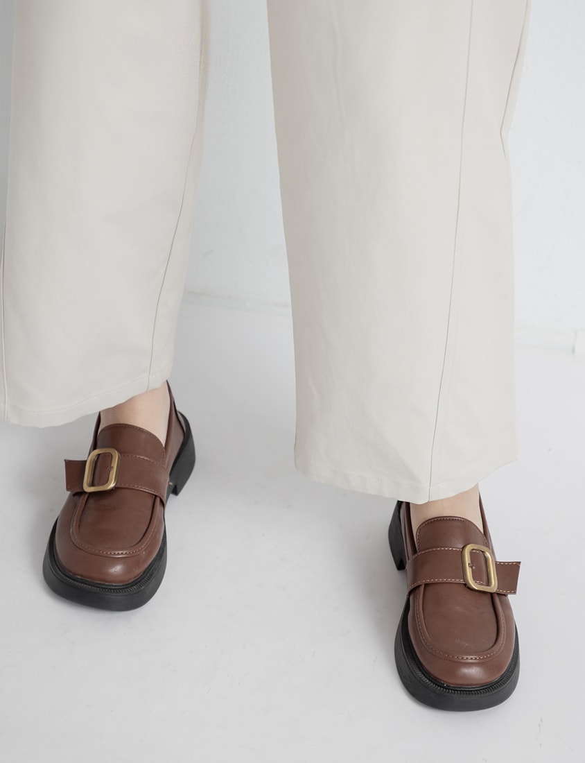 Sharp Curved Seam Twill Plus Size Pants