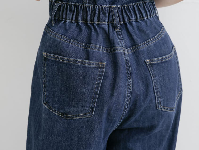 Apple-Shaped Friendly! Seamed Plus Size Wide Leg Jeans