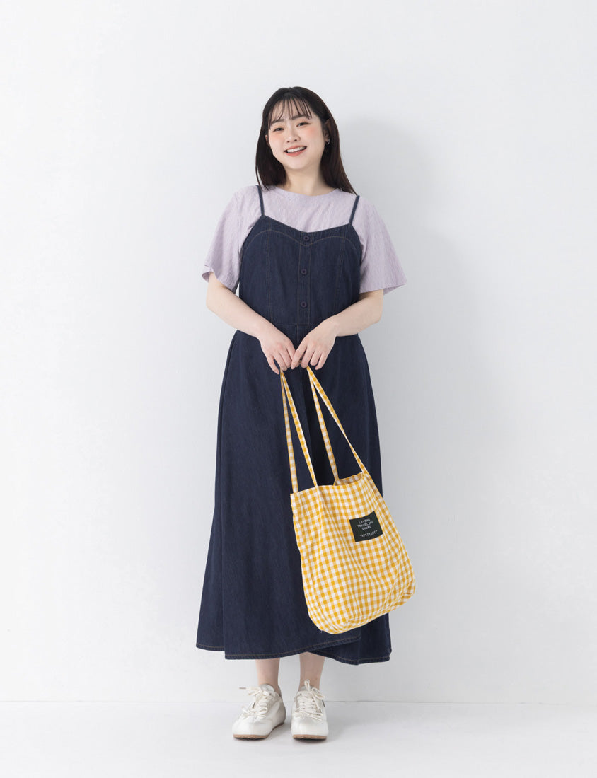 Basic Crinkle Plus Size Crewneck Top