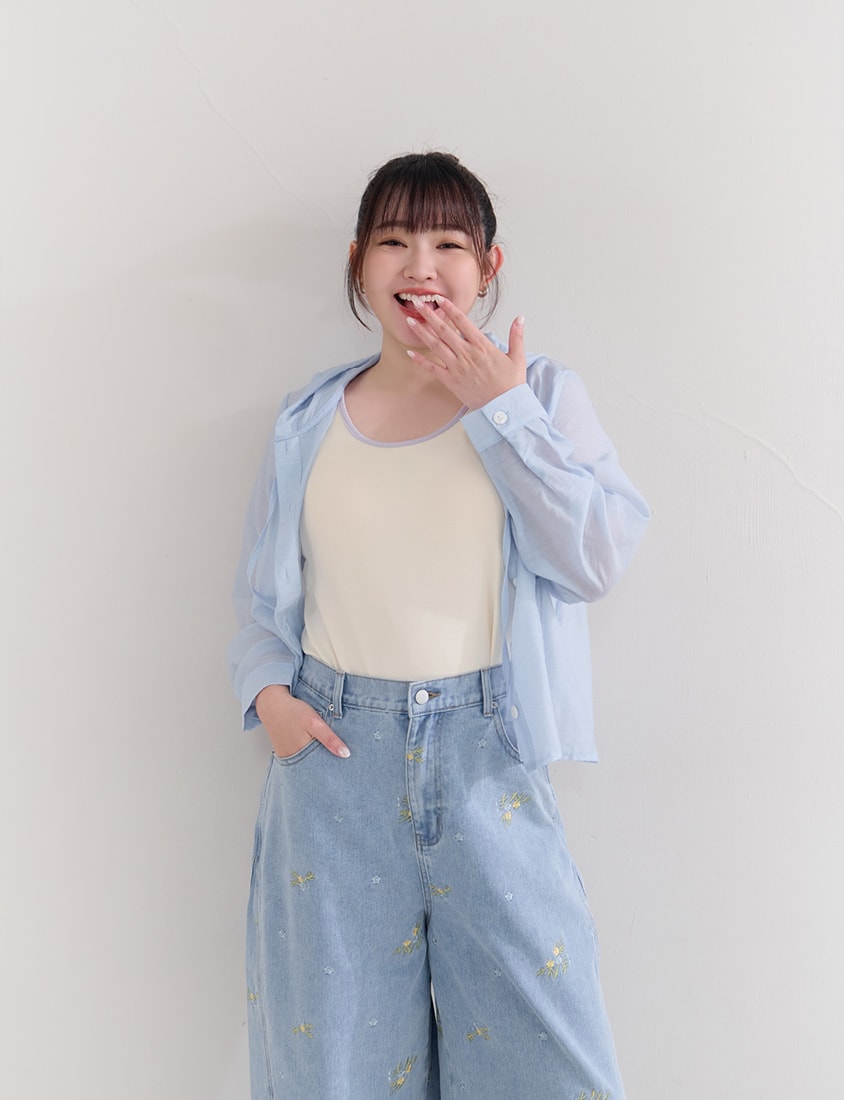Cute Bow Pocket Sheer Hooded Plus Size Jacket