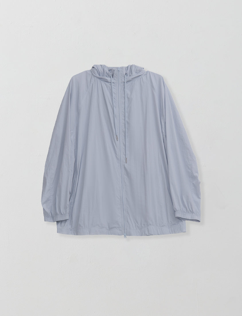 Instant Cooling UV-Protection Oversized Hooded Plus Size Jacket