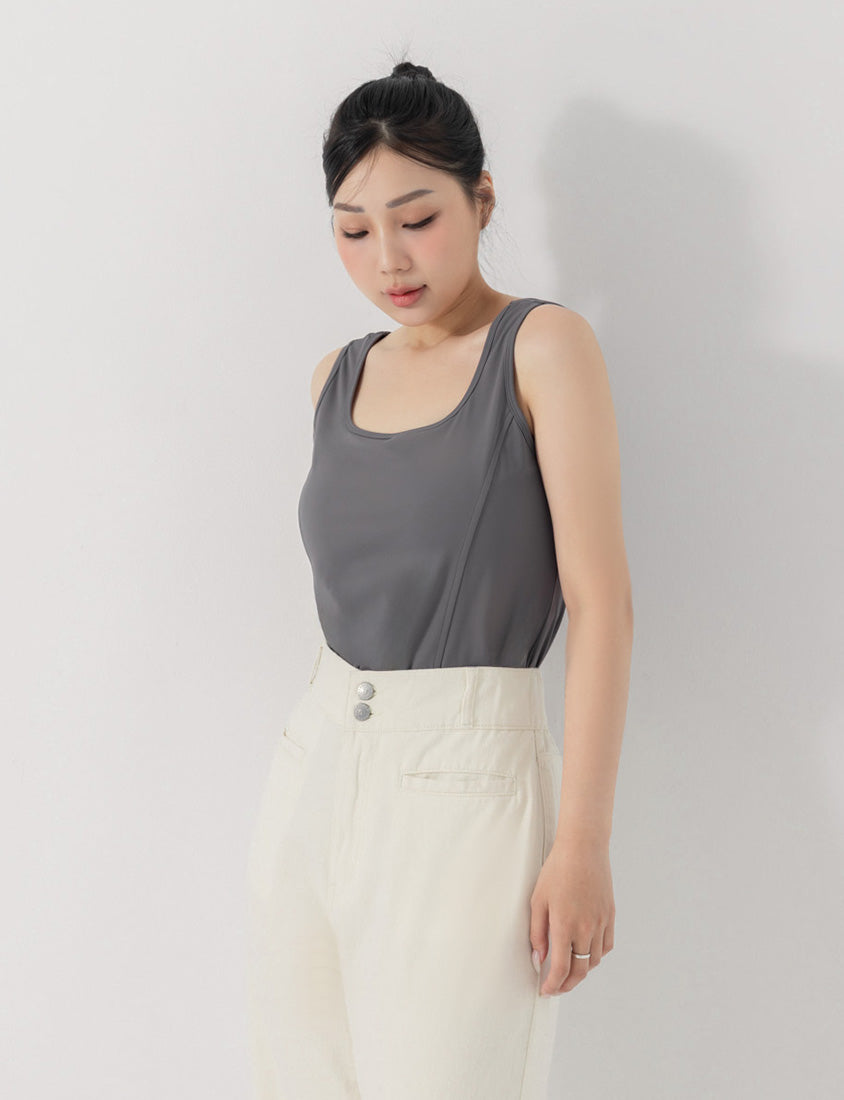 Pobra. Instant Cooling Slimming Stitch Plus Size Bra Tank Top
