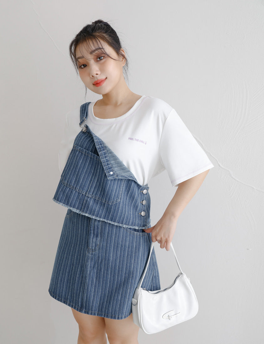 COOL PRO+ Color-Block Plus Size Print Tee