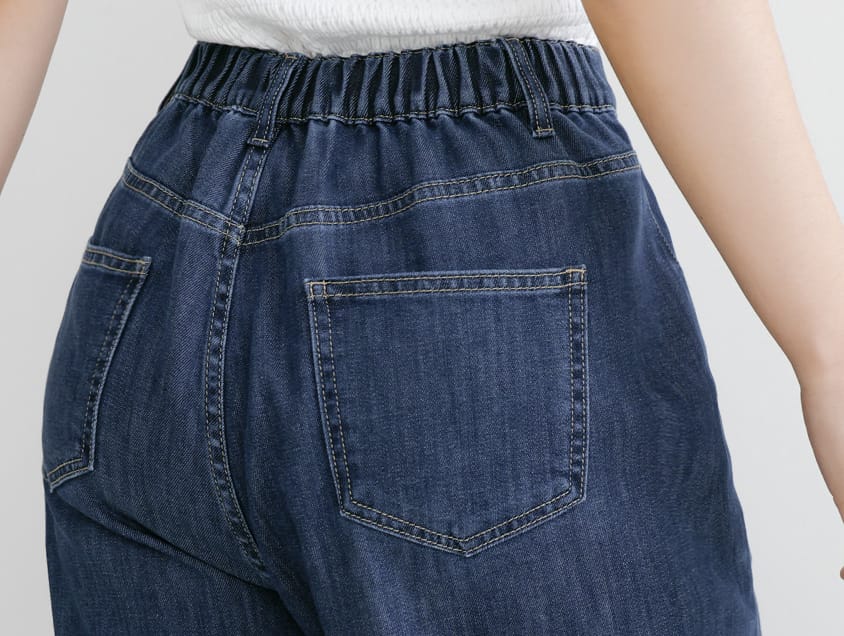 Pear-Shaped Friendly! Seamed Plus Size Wide Leg Jeans