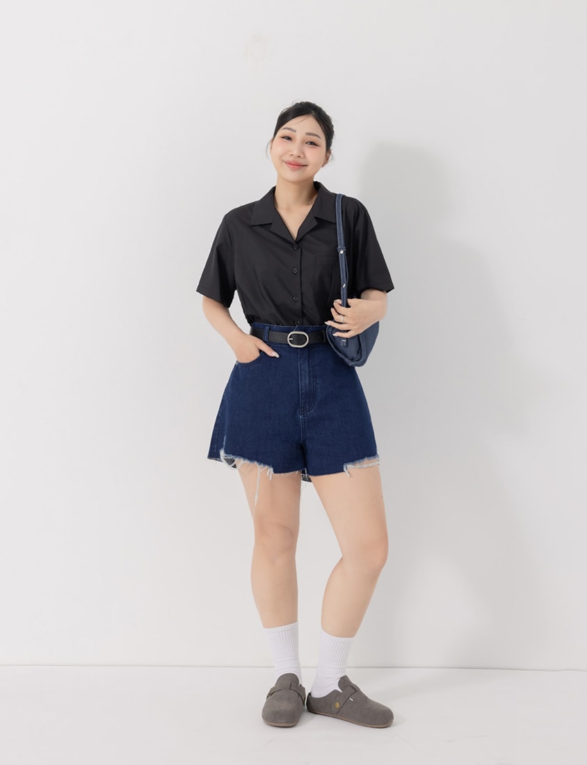 Instant Cooling Cuban Collar Oversized Sun Protection Plus Size Shirt