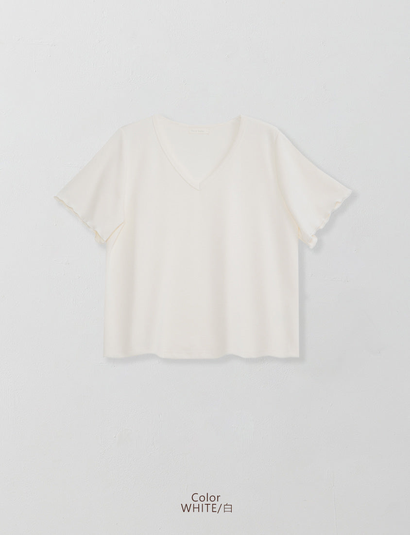 Instant Cool Cloud Cotton V-Neck Plus Size Tee