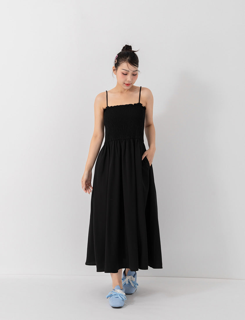 Versatile Adjustable Strap Plus Size Maxi Dress