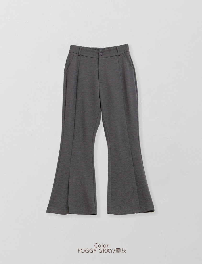 MISS. Standard Perfect Fit Slit Plus Size Flare Tailored Pants