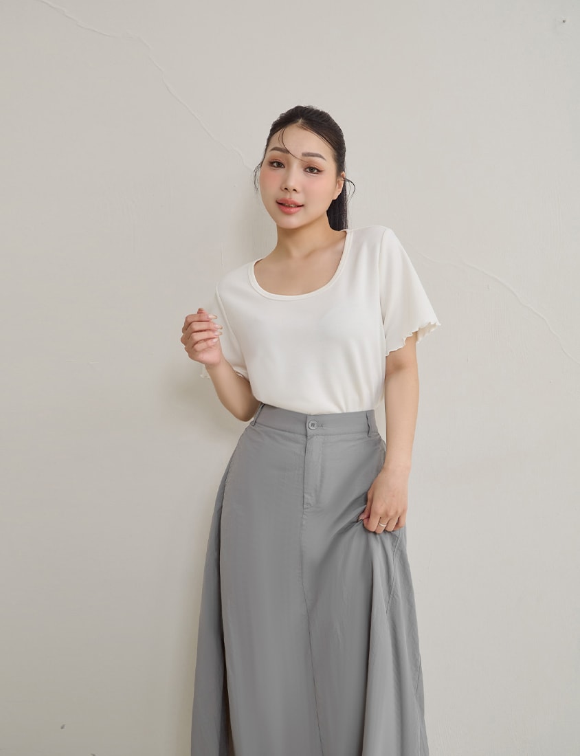 Instant Cool Cloud Cotton Crewneck Plus Size Tee