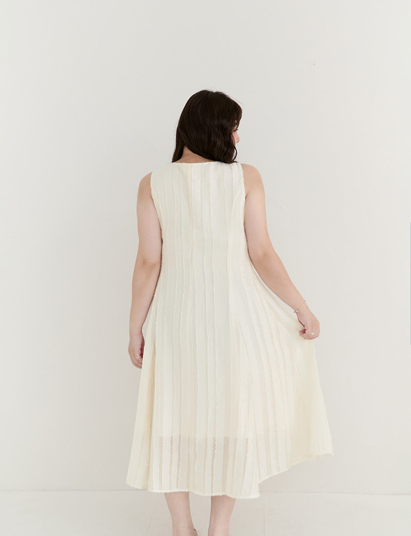 Apple-Shaped Friendly! Perfect Fit Jacquard Elegant Plus Size Maxi Dress