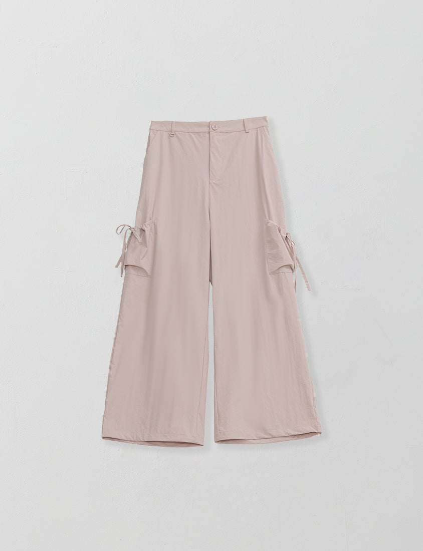 Instant Cooling UV-Protection Tie-Waist Plus Size Utility Pants