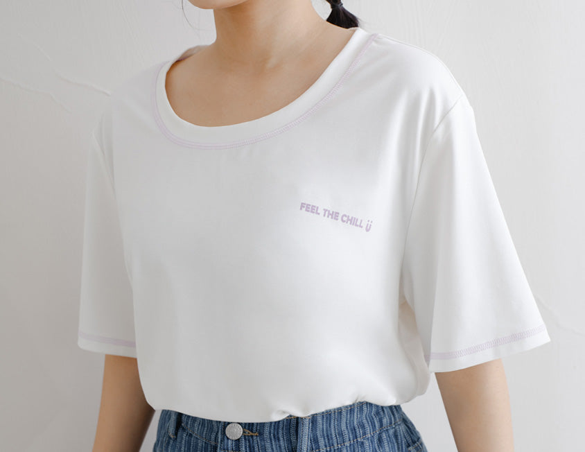 COOL PRO+ Color-Block Plus Size Print Tee