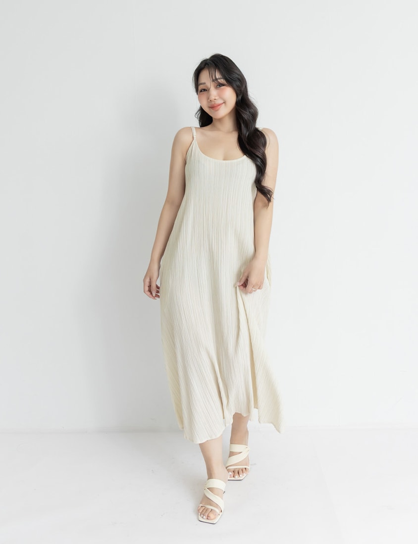 Sheer Shirt With Strap Dress Plus Size Set (With Waist Tie)