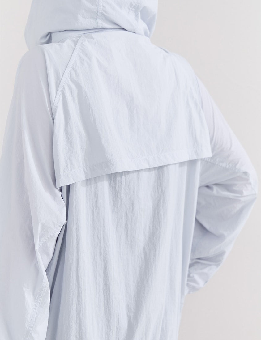 Instant Cooling UV-Protection Oversized Hooded Plus Size Jacket