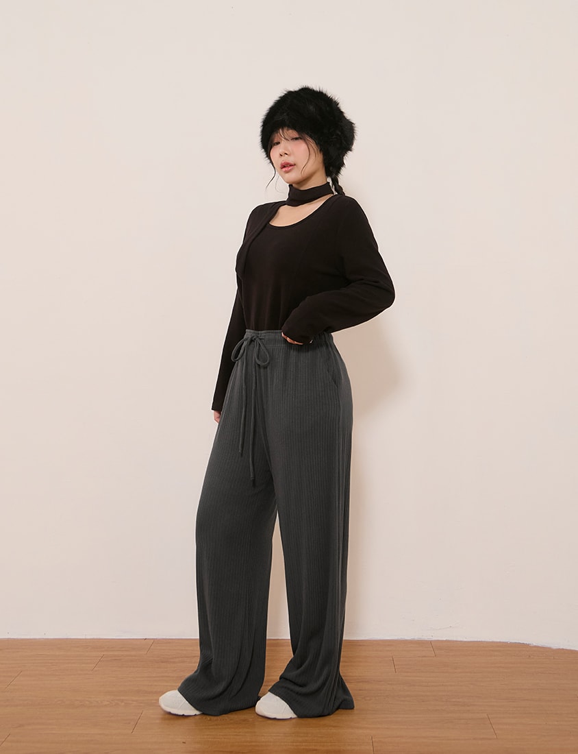 Mochi-Soft Slimming Cashmere Plus Size Long Pants