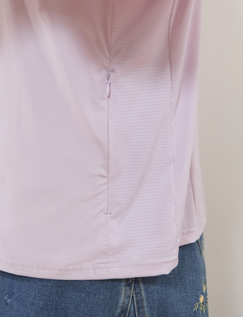 Icy Cooling Detachable Hooded Sun Protection Plus Size Jacket
