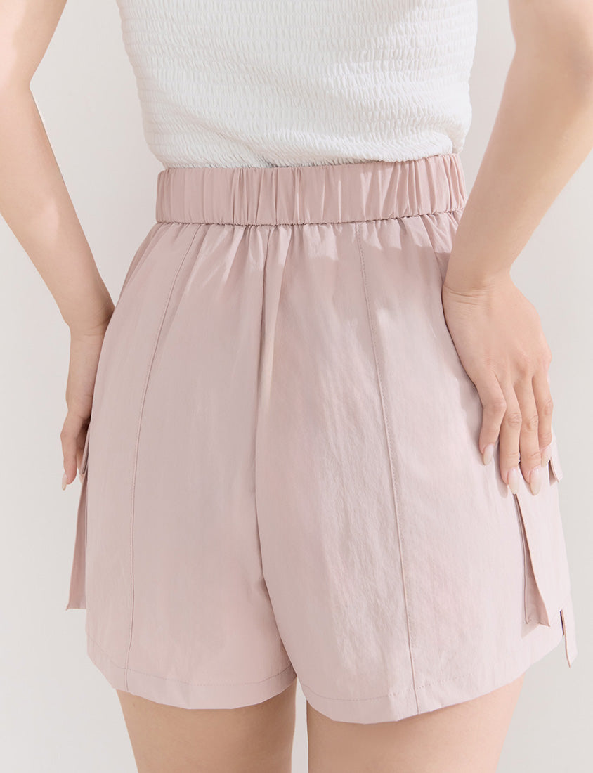 Instant Cooling UV-Protection Stitch Plus Size Utility Shorts