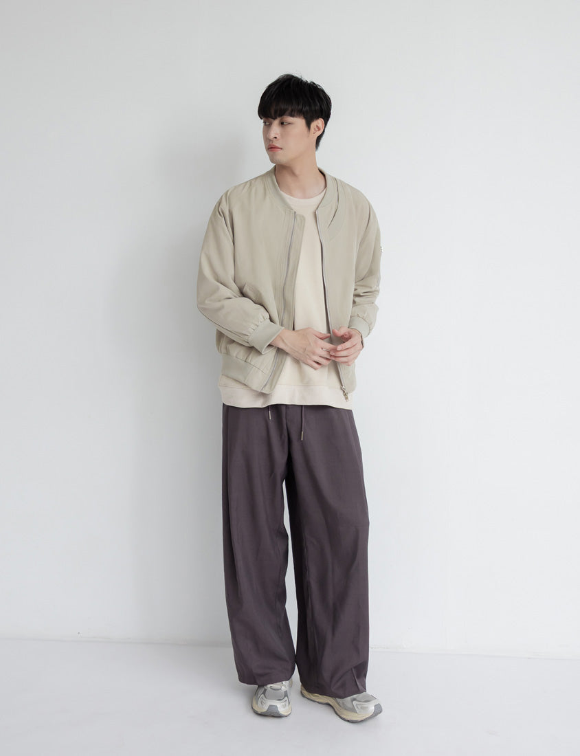 Matching Moments Asymmetric Plus Size Oversized Bomber Jacket (Unisex)