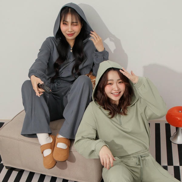 Comfort Deodorizing Brushed Lined Plus Size Hoodie