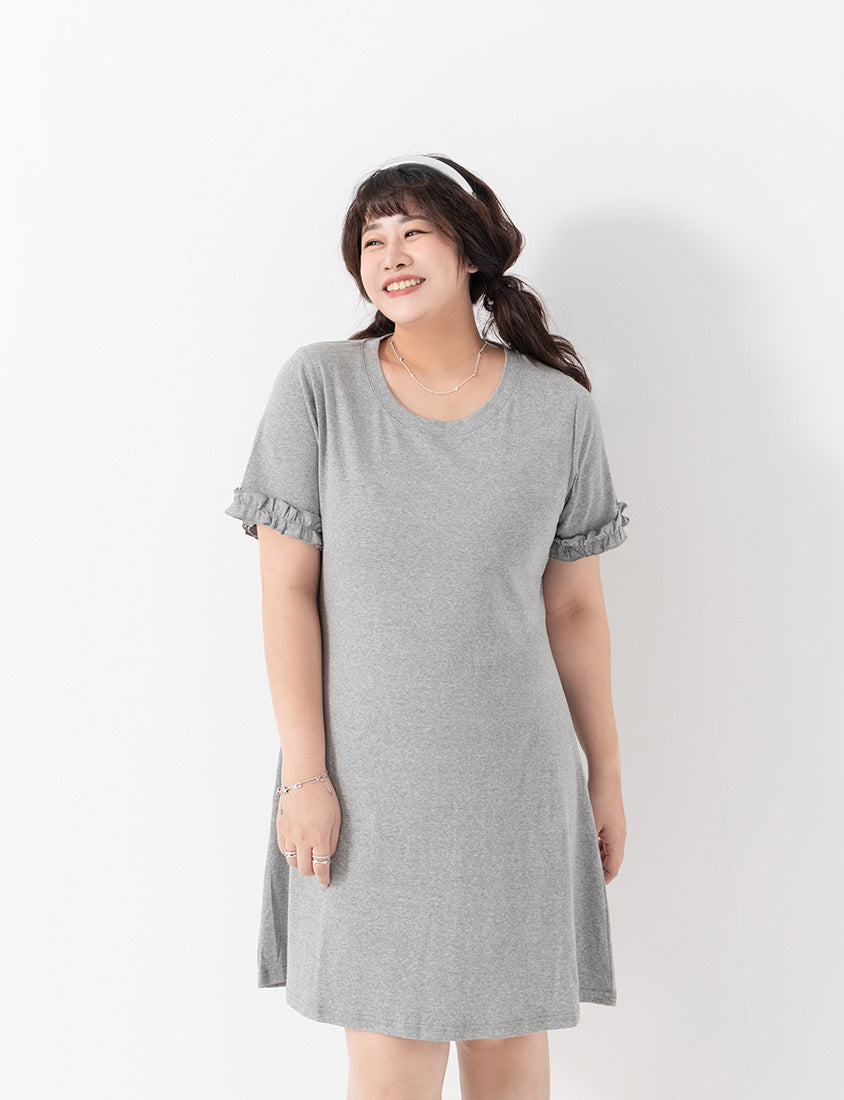 Japanese-Inspired Floral Lace Plus Size Two-Piece Dress Set