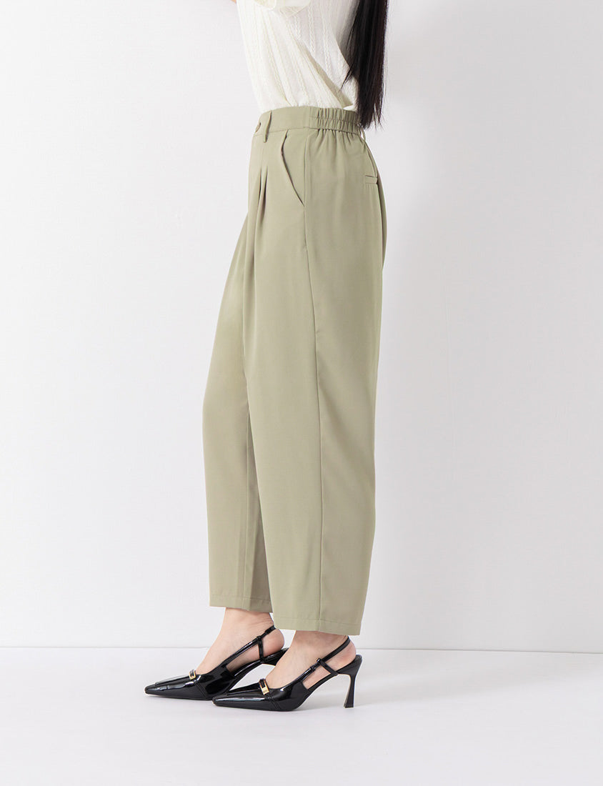MISS. Cool Touch Wrinkle-Resistant Tailored Cropped Suit Plus Size Pants