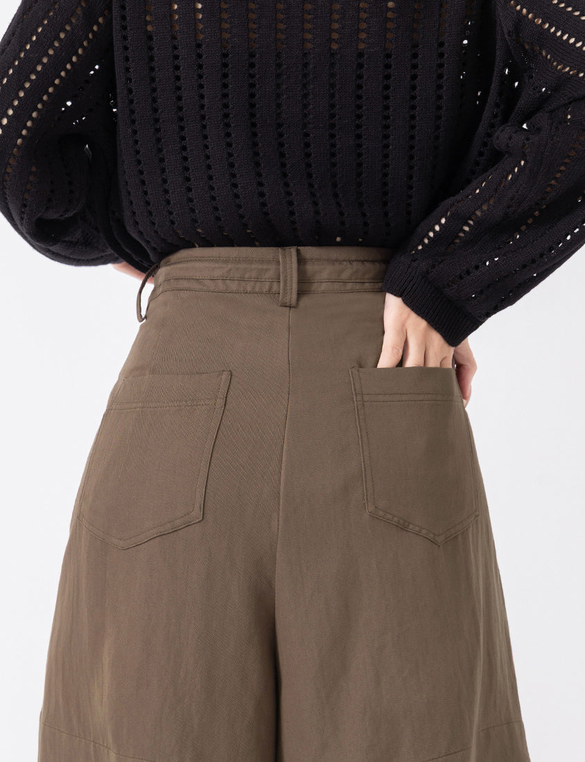 Boyish Style Drawstring Plus Size Shorts