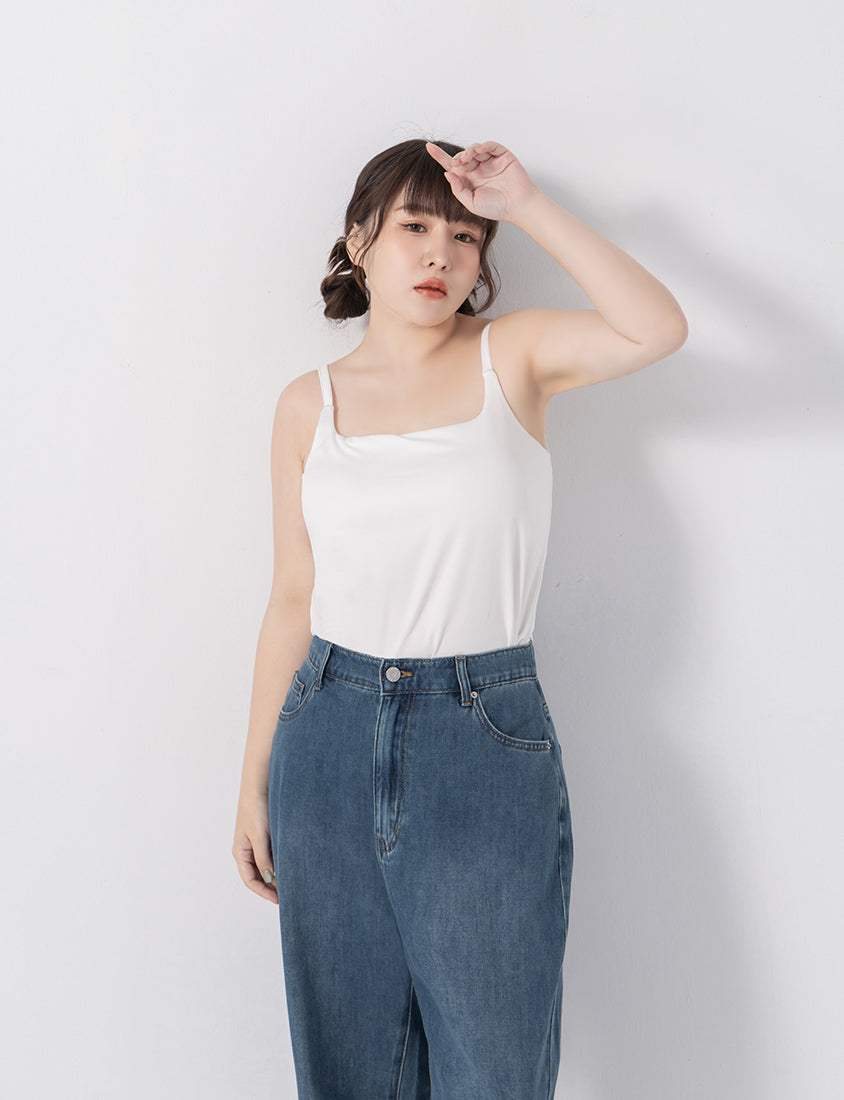 Pobra. Cooling Skin-Friendly Open-Back Plus Size Bra Top