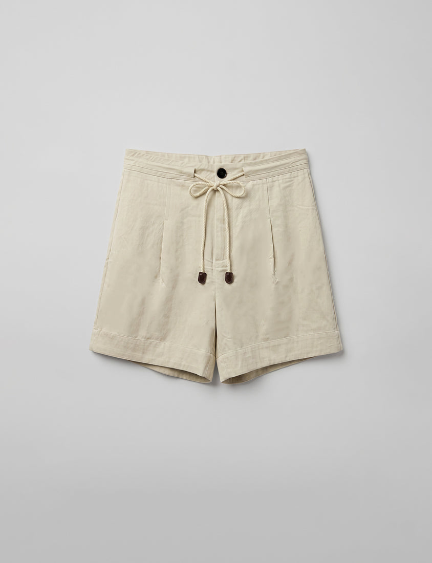 Boyish Style Drawstring Plus Size Shorts
