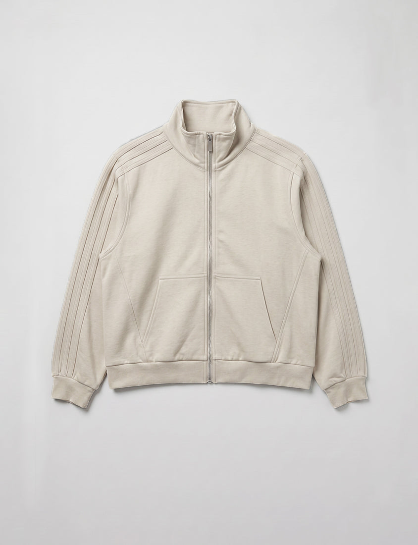 Webbing Contrast Cloud Cotton Cropped Plus Size Jacket