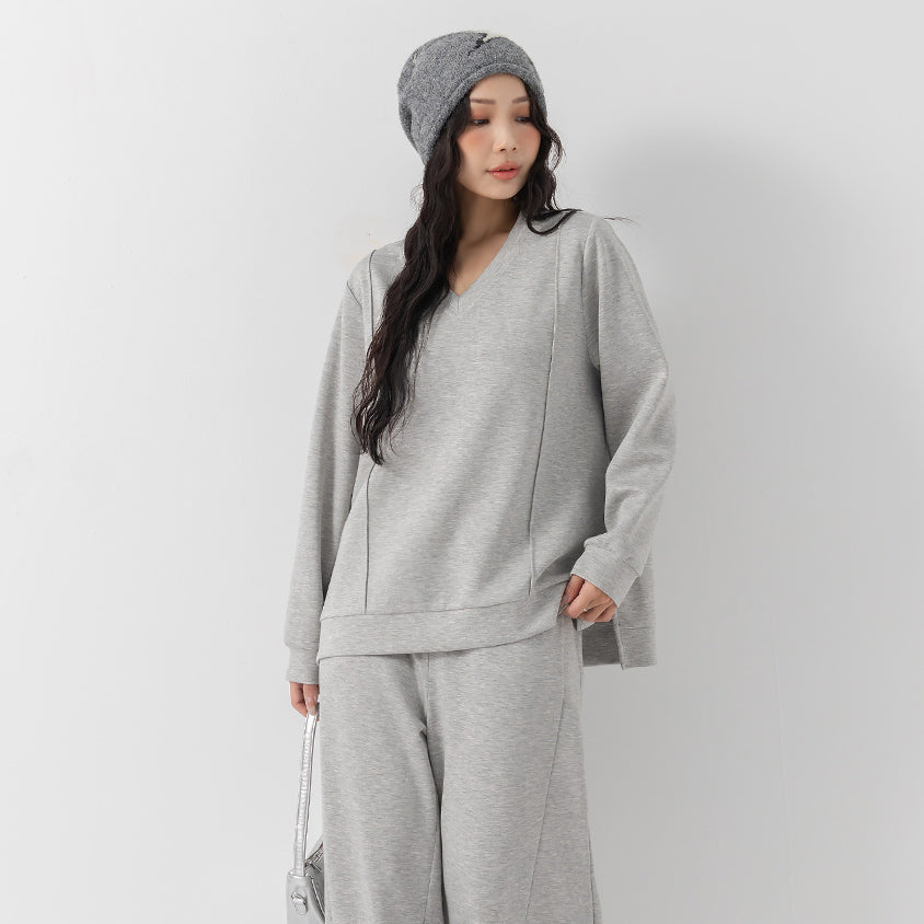 Pear-Shaped Friendly! Perfect Fit Seamed Yogurt Touch Plus Size Sweater