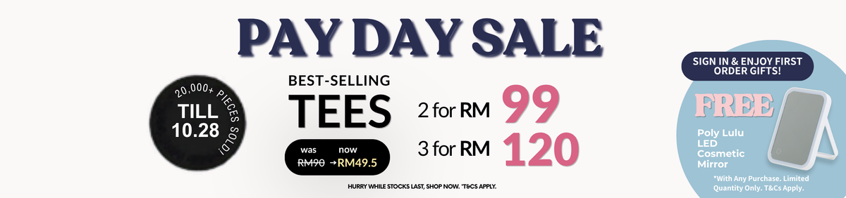 ANY 2 TEES FOR RM99