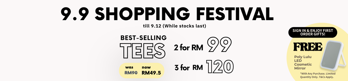 ANY 2 TEES FOR RM99