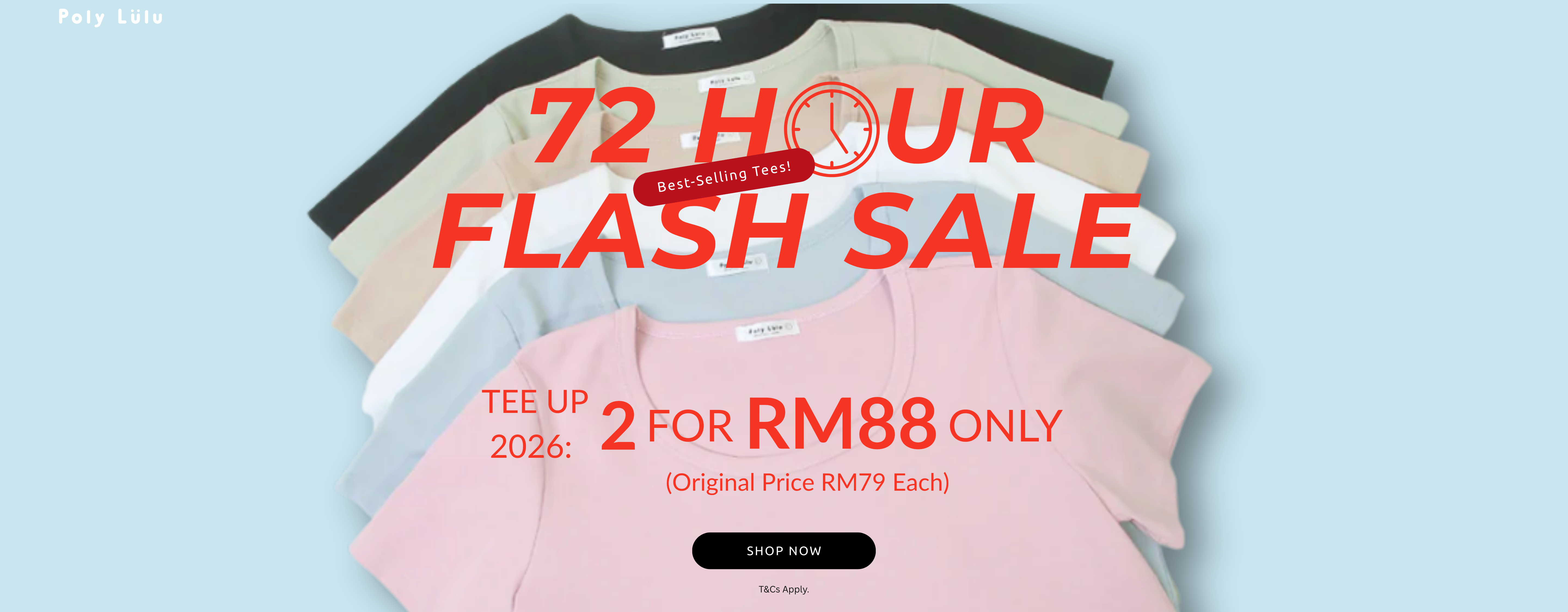 TEE UP 2026: 2 FOR RM88 ONLY