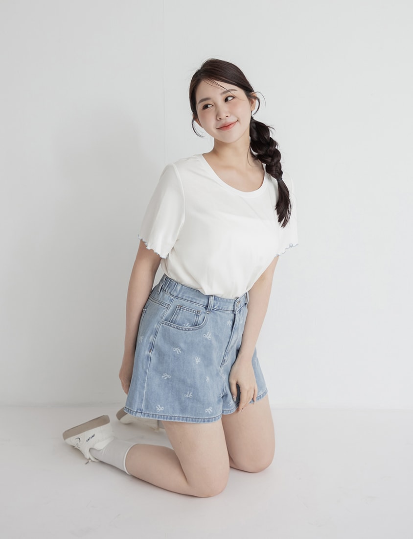 (Crew Neck) Zero Sweat Mark Cooling Plus Size Tee