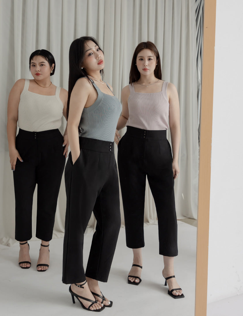 MISS. Pear-Shaped Body Friendly High Waist Plus Size Trousers