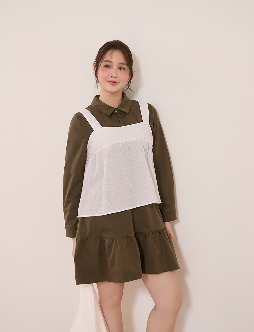 Two Way Convertible Sweet Ribbon Tie Layering Plus Size Camisole Vest