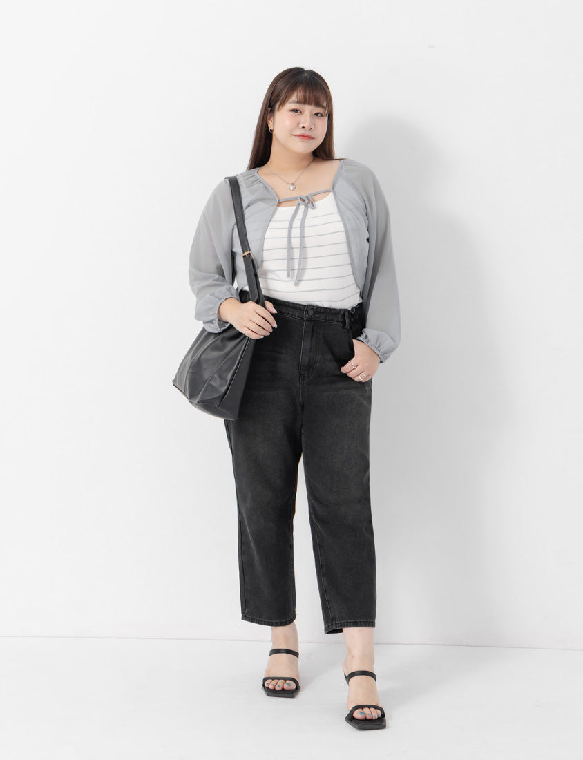 Apple-Shaped Friendly! Perfect Fit Plus Size Boyfriend Jeans