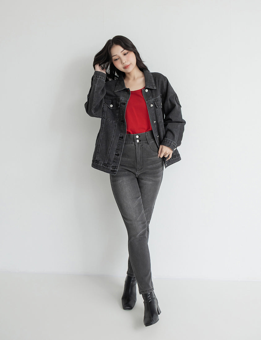 Push-Up High Waist Tummy-Control Plus Size Jeans
