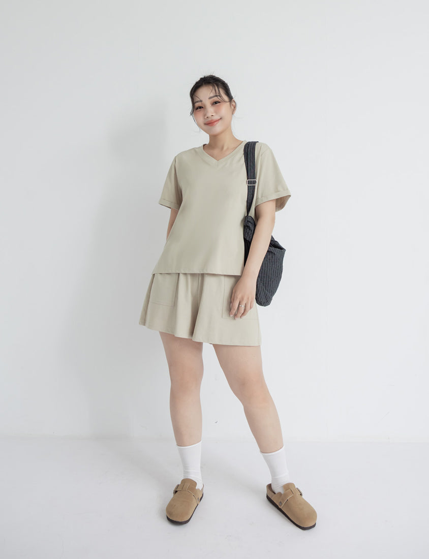 Instant Icy Cooling Sorona Drawstring Plus Size Shorts
