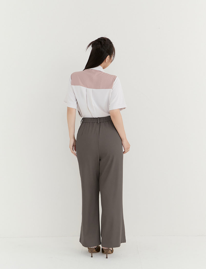 MISS. Instant Cooling Slim Fit Plus Size Flared Trousers