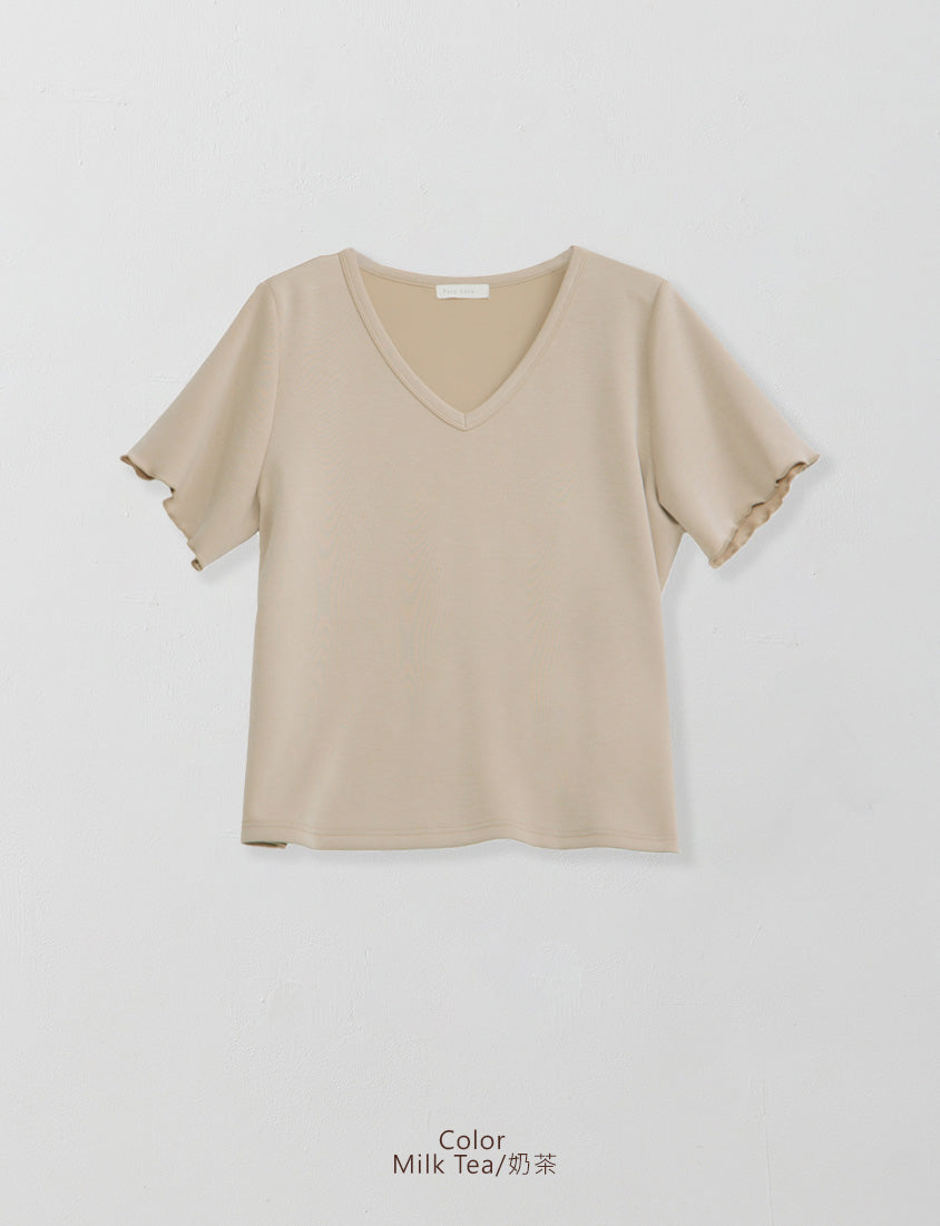 Instant Cool Cloud Cotton V-Neck Plus Size Tee
