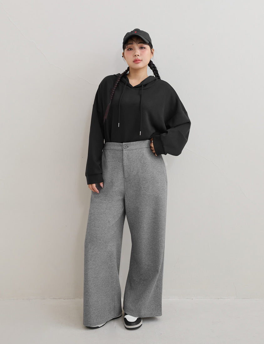 Sand Washed Cloud Cotton Oversize Plus Size Hoodie (Unisex)