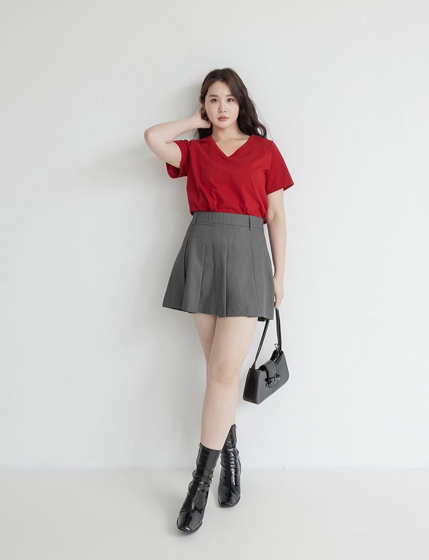 Upgraded 2.0! V-Neck Plus Size Slim Tee