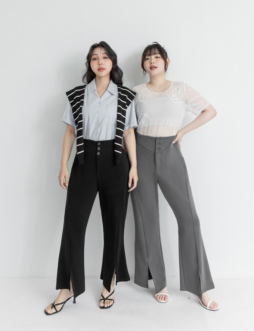 Instant Cool Cloud Cotton  Plus Size Flare Pants (Long)