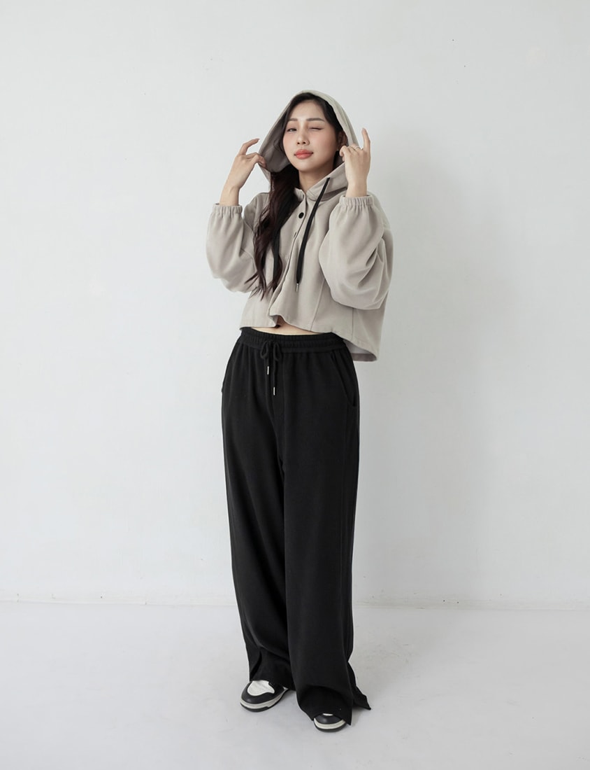 Comfy Slimming Drawstring Fine Plus Size Ribbed Pants