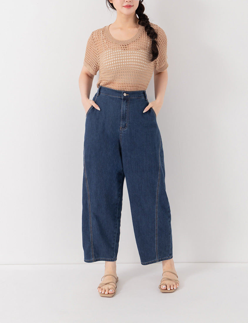 Standard Perfect Fit Plus Size Curved Leg Jeans