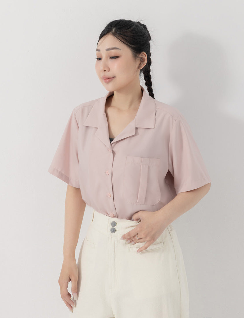 Instant Cooling Cuban Collar Oversized Sun Protection Plus Size Shirt