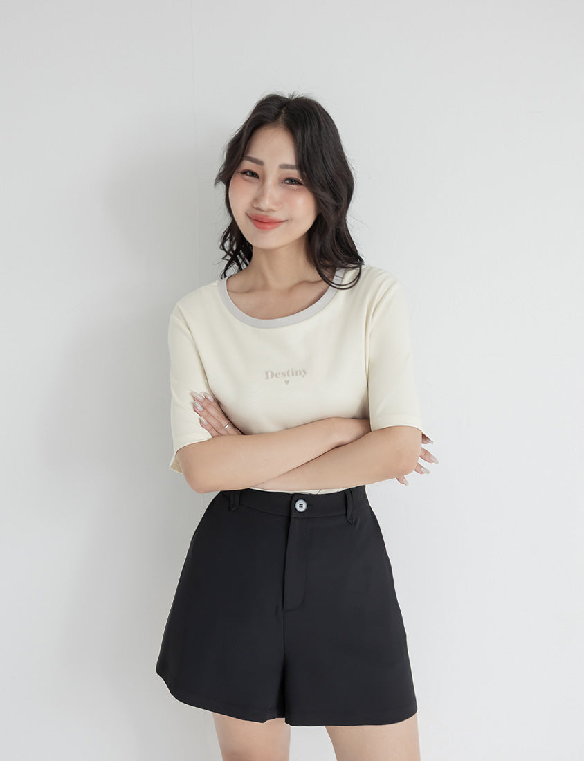 Instant Cooling Flocked Oversized Plus Size Tee
